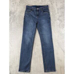 Levis 502 Jeans Boys 16 Reg Blue Denim Regular Taper Fit